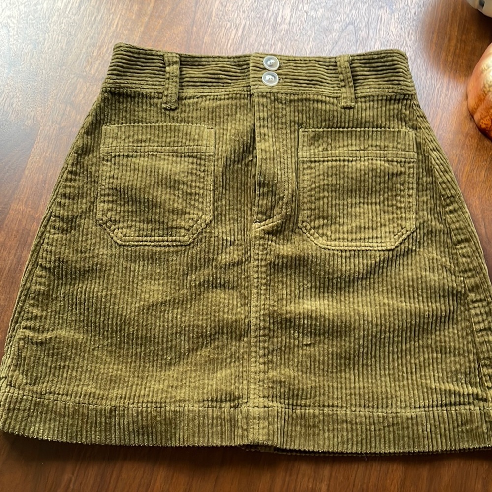 Madewell Corduroy Skirt 00